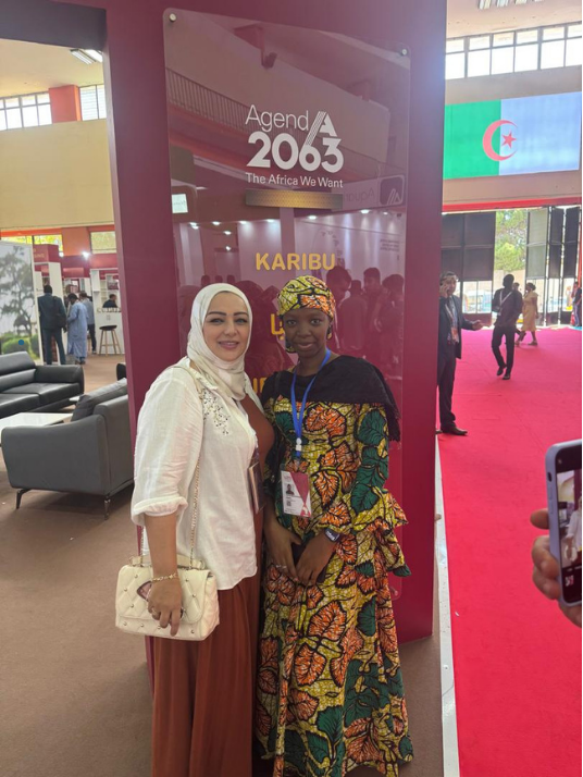 The Managing Director, Aisha Aminu Mohammed representing TITA at the Intra-African Trade Fair 2025.